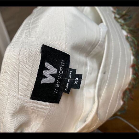 W by WORTH Colored Fur Tassel Mini Pencil Skirt - Picture 5 of 6